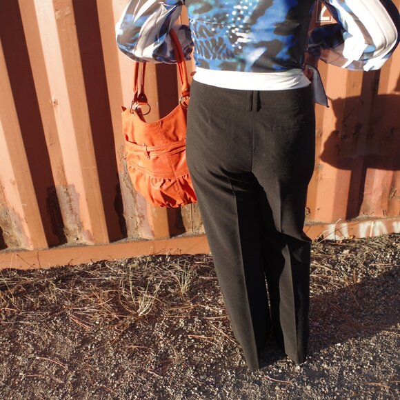 Black Ladies Dress Pants Suzy Shear - Picture 4 of 6